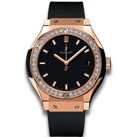 hublot gold diamond watch price|Hublot diamond bezel.